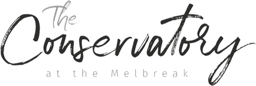 The Conservatory at the Melbreak logo in black